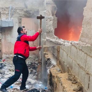 Şanlıurfa’da mesken yangını meydana geldi