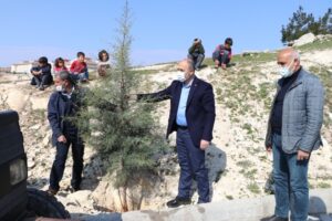 Bozova’da yeşillendirme seferberliği sürüyor