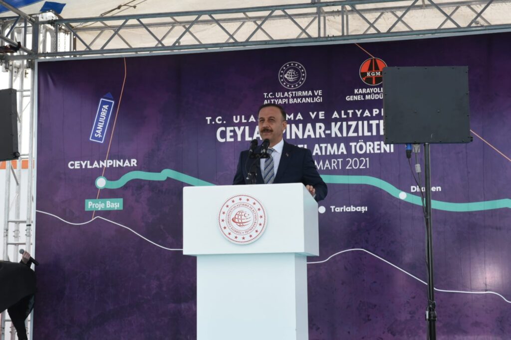 Ceylanpınar-Kızıltepe Bağlantı Yolunda Temel Atıldı