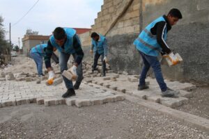 Haliliye’de 3 mahallede üst yapı çalışması