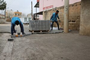 Haliliye’nin 4 mahallesinde yol yapım çalışması