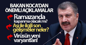 Bakan Koca korkutan oranı paylaştı: Yüzde 80! Ramazanda kapanma olacak mı?