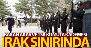 Bakan Akar, Pençe-Şimşek ve Pençe-Yıldırım operasyonları için Hakkari’ye harekat merkezine gitti