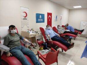 Deva Partisi Şanlıurfa’da düzenli kan bağışına devam ediyor