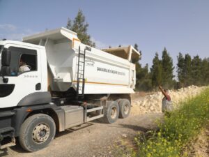 Birecik’te yol çalışmaları aralıksız devam ediyor