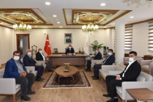 Vali Erin, Bozova Muhtarlarını Kabul Etti