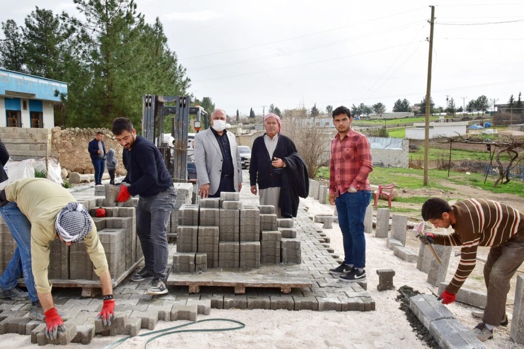 Ceylanpınar kırsalında çalışmalar devam ediyor