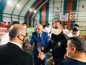 Ceylanpınar’da Madde bağımlısı gençler spora özendiriliyor