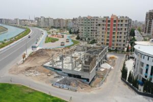 Göbeklitepe Kültürevi inşaatı hızla yükseliyor