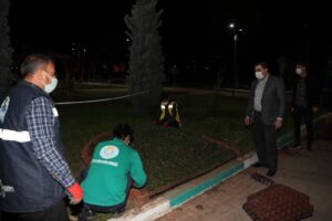 Haliliye’de gece denetimi yapıldı