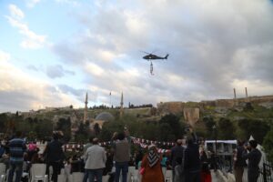 Jandarmanın gözbebeği Balıklıgöl semalarında şov yaptı