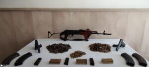 Şanlıurfa’da Drone destekli operasyonda silah ve mühimmat ele geçirildi