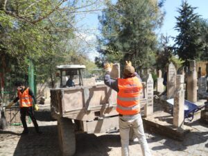 Şanlıurfa’da Mezarlıklarda Ramazan hazırlığı