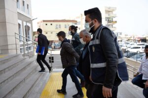 Siverek’te Cinayet zanlıları adliyeye sevk edildi