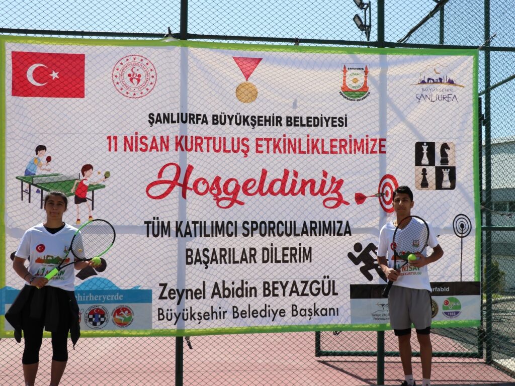 Urfa’nın kurtuluşuna özel ödüllü kort tenisi turnuvası