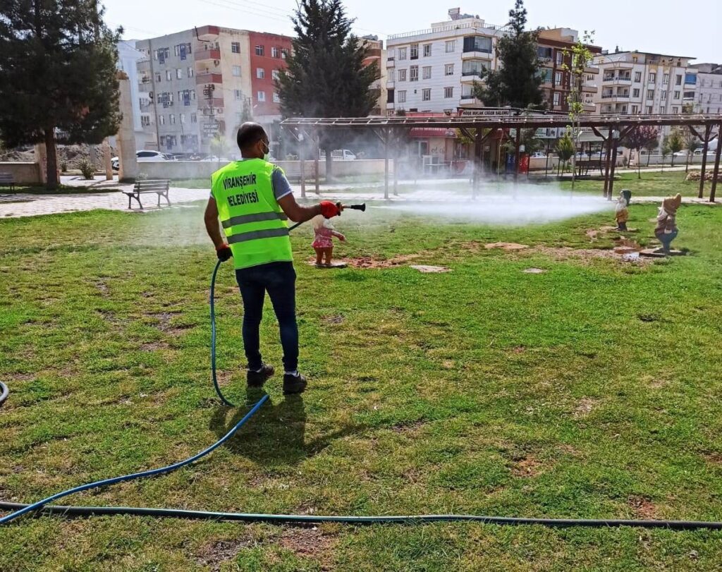 Viranşehir’de haşerelerle mücadele başladı
