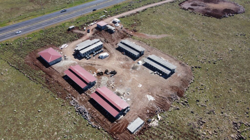 Siverek hayvan rehabilitasyon merkezi inşaatı hızla yükseliyor