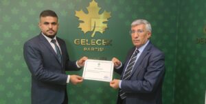 Gelecek Partisi Akçakale ilçe başkanı Halil Ayhan oldu!