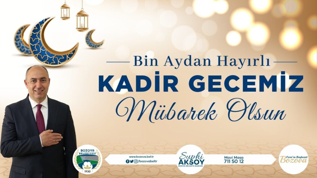 Aksoy’dan Kadir Gecesi mesajı