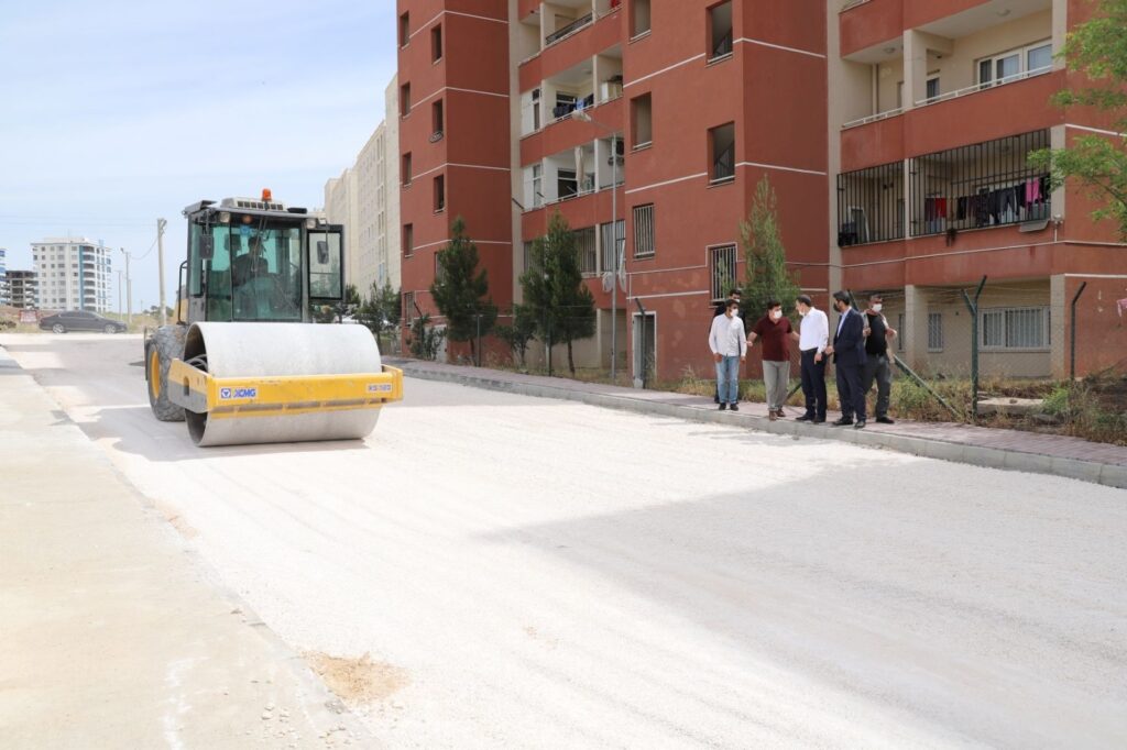 Baydilli yol çalışmalarını inceledi