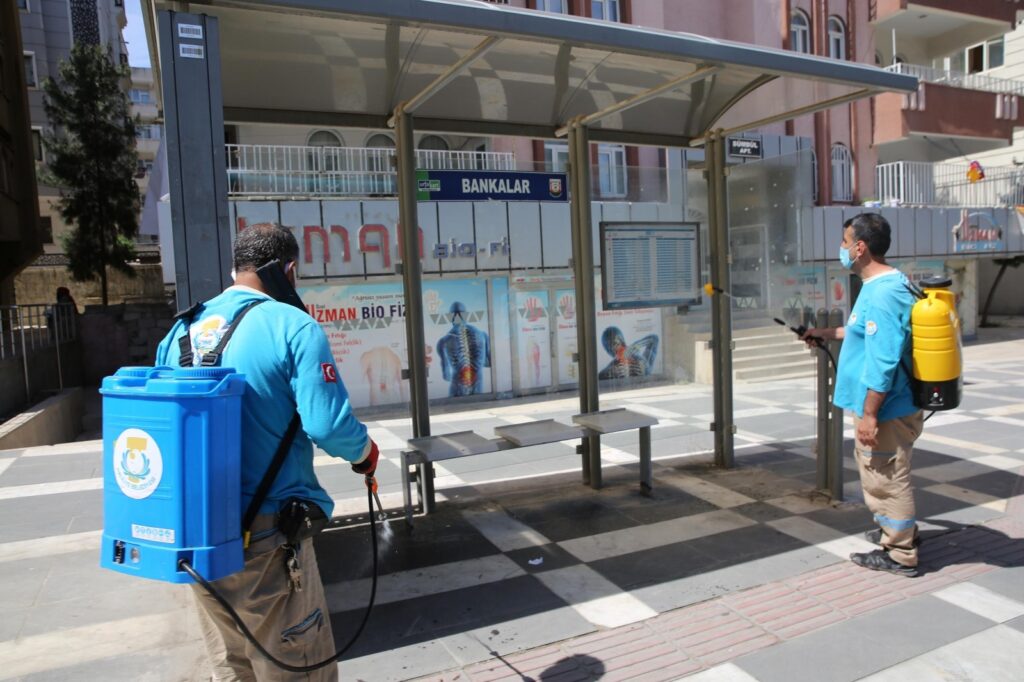 Haliliye’de salgınla mücadele devam ediyor