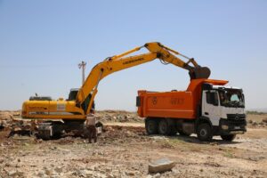 Karaköprü’de yeni yollar için çalışmalar sürüyor