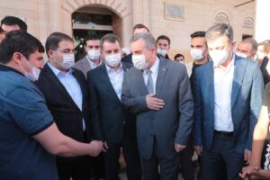 Şanlıurfa’da Başkanlar bayram namazında bir araya geldi