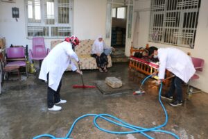 Şanlıurfa’da Tam kapanmada tam kadro sahada yer aldılar