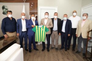 Şanlıurfaspor yönetiminden Baydilli’ye teşekkür ziyareti