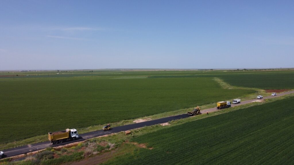 Siverek’te yol çalışmaları tamamlanıyor