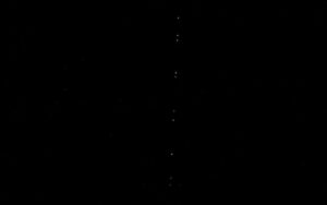 Starlink uyduları Siverek semalarında görüntülendi