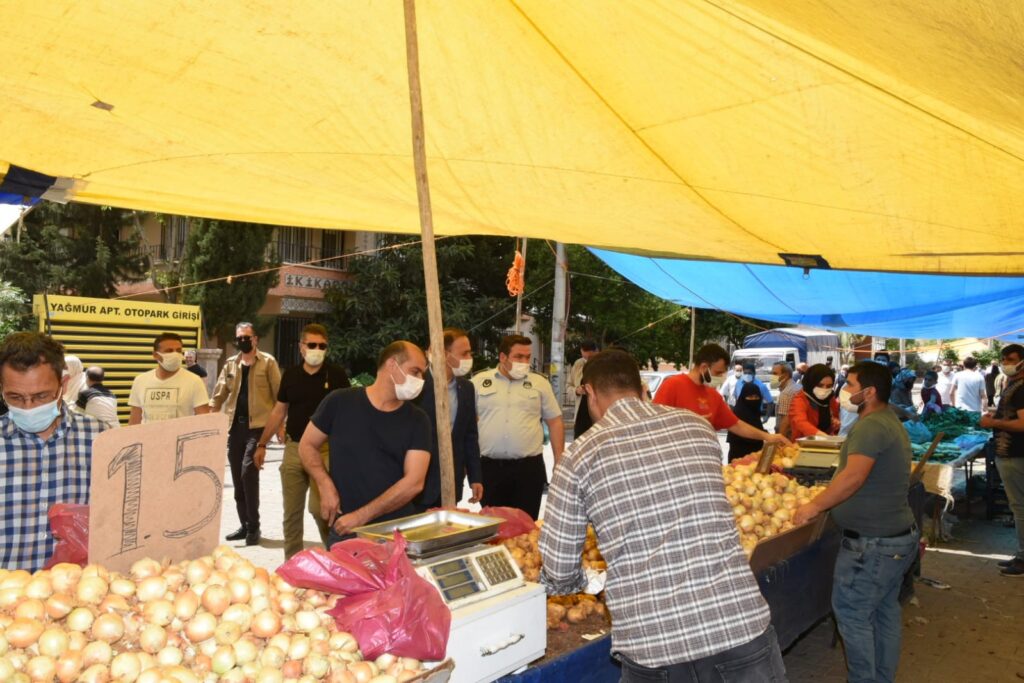 Vali Erin, pazar yerlerini ziyaret etti