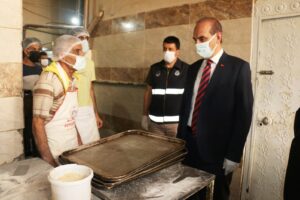 Yalçınkaya denetimlere eşlik etti