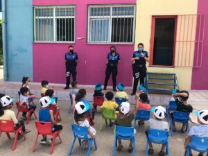 Şanlıurfa’da anaokulu öğrencilerine polislerden eğitim