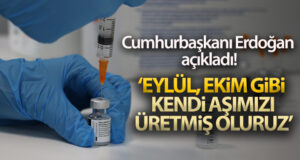 Cumhurbaşkanı Erdoğan yerli aşı hakkında açıklamada bulundu