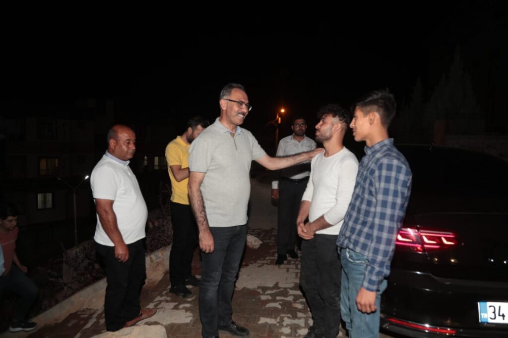 Mehmet Kuş Eyyübiye’de yapılan çalışmaları yerinde inceledi