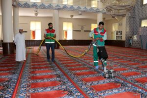 Karaköprü’de ibadethaneler temizleniyor