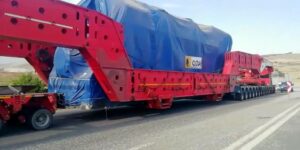 Dev trafo kontrollü bir şekilde taşındı