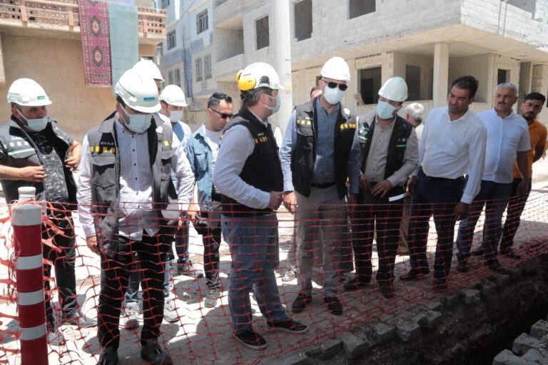 Başkan Kuş doğalgaz çalışmalarını yerinde inceledi