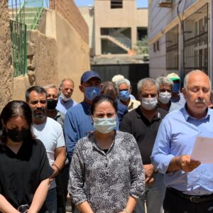 HDP İzmir il binasına düzenlenen silahlı saldırıda Deniz Poyraz’ın katledilmesini Ceylanpınar’da kınandı