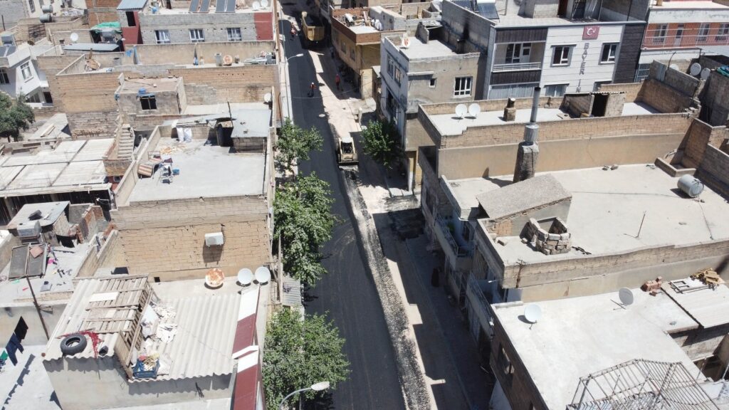 Bağlarbaşı’nda asfaltlama çalışmaları