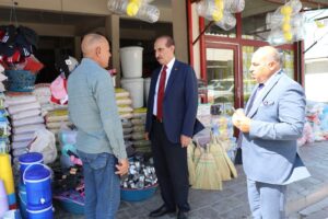 Başkan Yalçınkaya’dan esnaf ziyareti