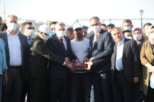 Eyyübiye’de Kapalı Semt Pazarı ve Zabıta Karakolunun temeli atıldı