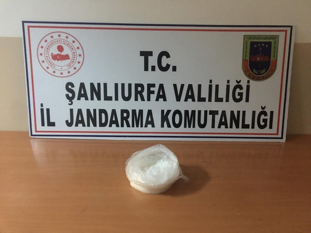 Şanlıurfa’da uyuşturucu operasyonunda bir tutuklama