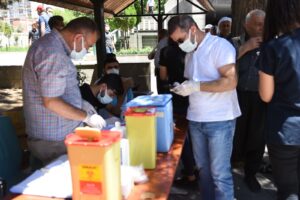 Siverek’te mobil aşı çalışması başladı