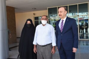 Tekirdağlı şehidin ailesi Şanlıurfa valisini ziyaret etti