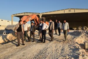 Vali Erin OSB’de inşaatları devam edem fabrikaları inceledi