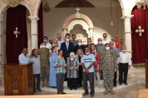 Vali Erin, Resulayn’daki Süryani cemaatiyle buluştu