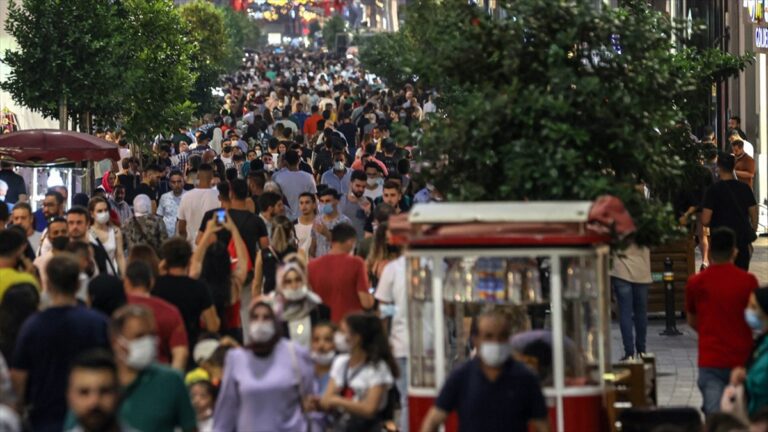 Türkiye nüfus büyüklüğüne göre sıralamada 19’uncu sırada