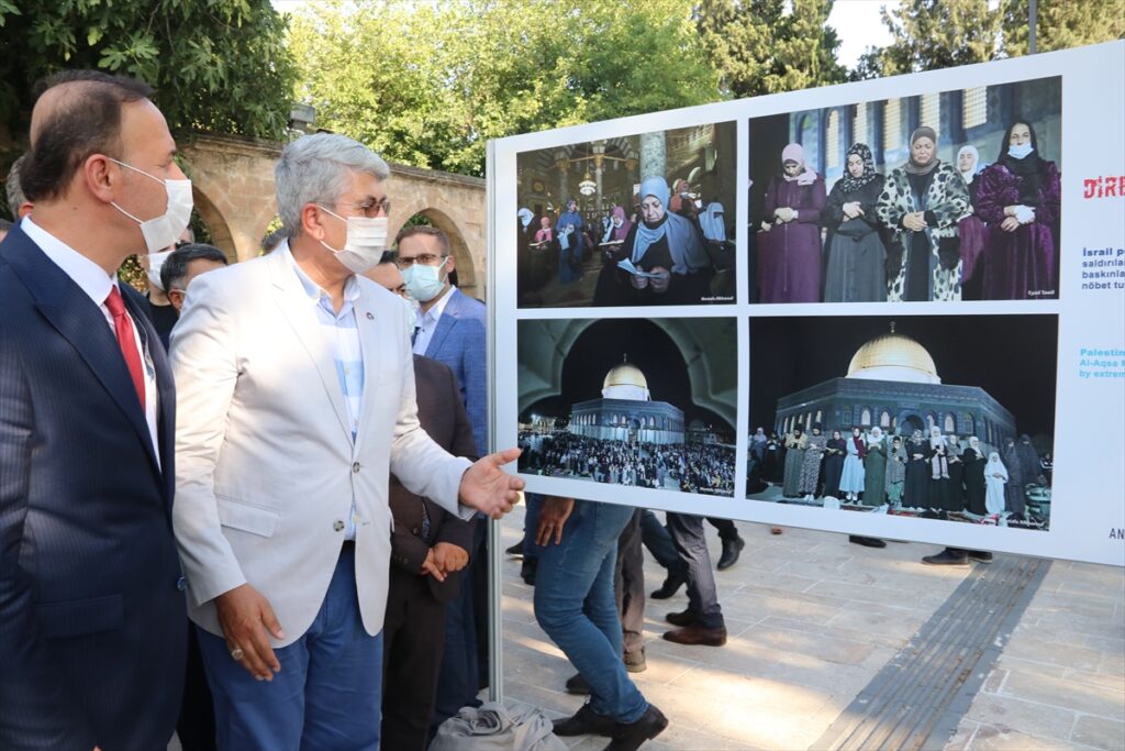 Medya-İş Şanlıurfa’da AA’nın fotoğraflarından oluşan “Direnen Filistin” konulu sergi açtı